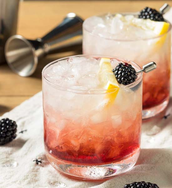 Non-alcoholic Bramble