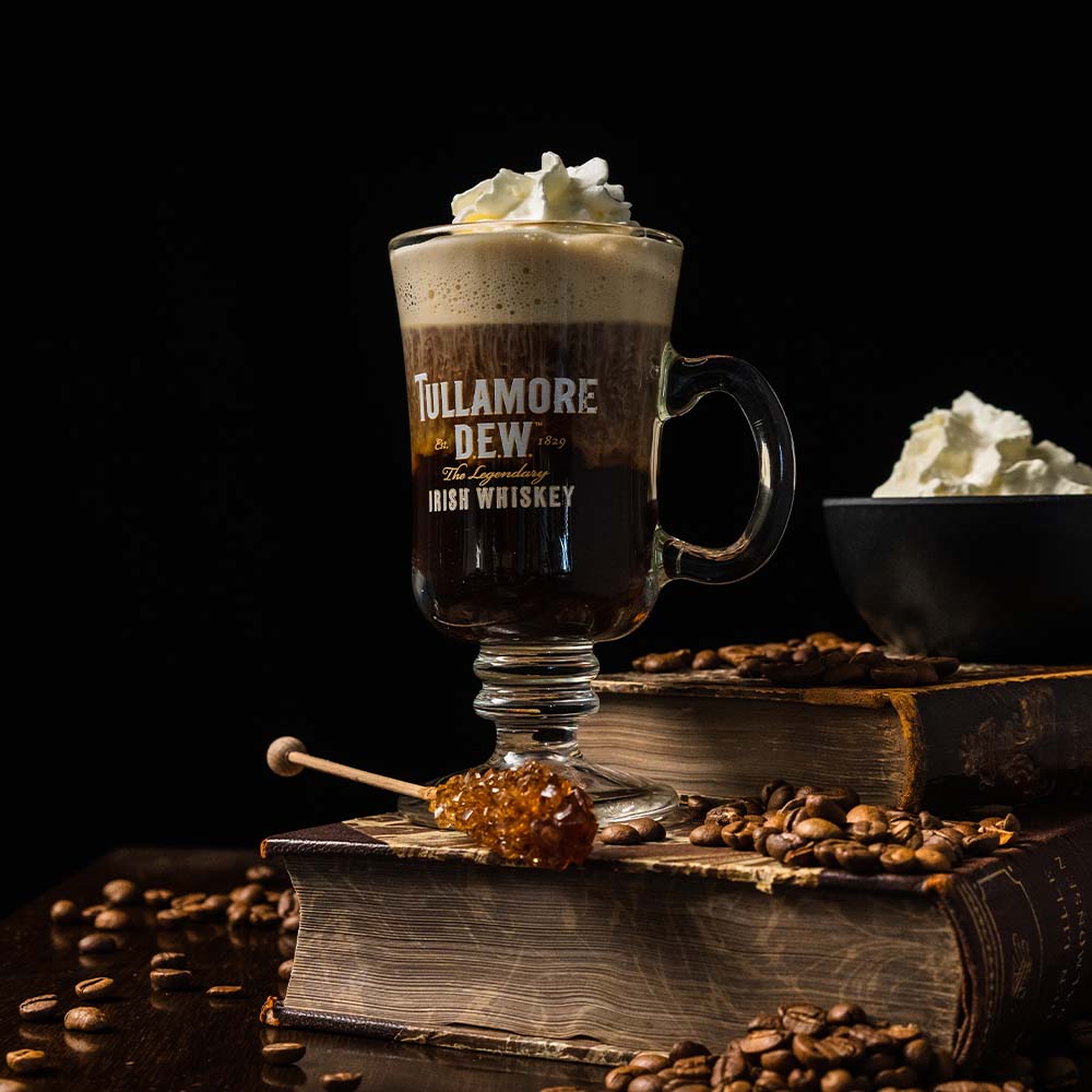 Irish Espresso - Irish Coffee Cocktail Recipe - Tullamore D.E.W.